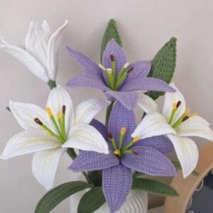 Crochet Liliy flowers